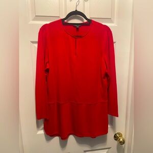 Ralph Lauren Red Long Sleeve Blouse